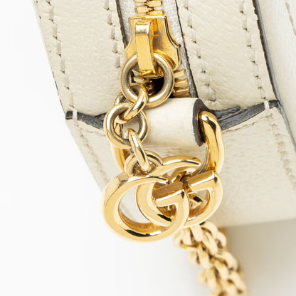 Gucci Leather Ophidia Round Mini Shoulder Bag