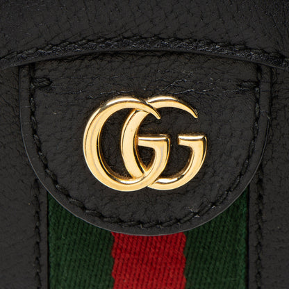 Gucci Leather Ophidia Round Mini Shoulder Bag