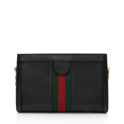 Gucci Leather Ophidia Small Shoulder Bag (SHF-iVbdpr)