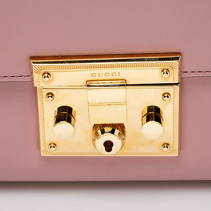 Gucci Leather Padlock Medium Shoulder Bag (SHF-21895)