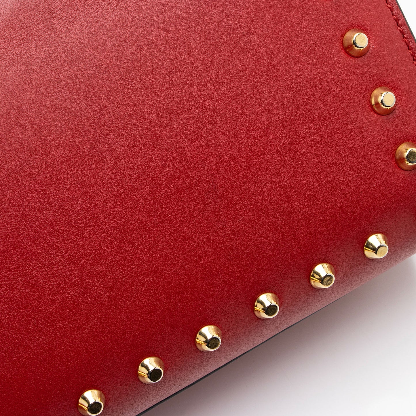 Gucci Leather Pearl Stud Padlock Small Shoulder Bag