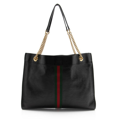 Gucci Leather Rajah Large Tote (SHF-mZ5Dai)