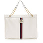 Gucci Leather Rajah Maxi Tote (SHF-rKkXgP)