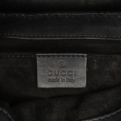 Gucci Leather Snaffle Bit Chain Shoulder Bag (SHG-wpK4Mh)
