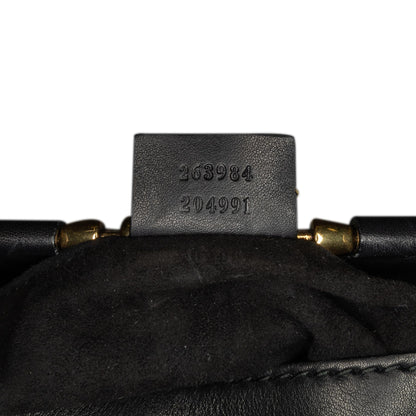 Gucci Leather Snaffle Bit Chain Shoulder Bag (SHG-wpK4Mh)