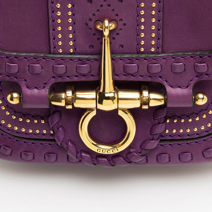 Gucci Leather Snaffle Bit Small Shoulder Bag (SHF-20362)