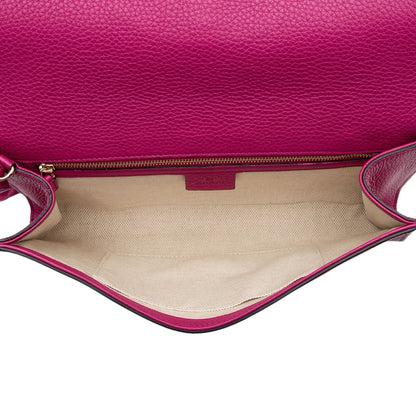 Gucci Leather Soho Clutch (SHF-WphwoI)