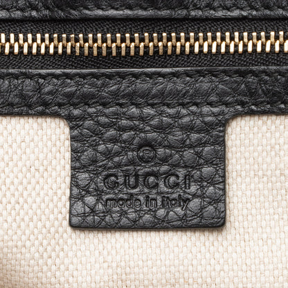 Gucci Leather Soho Flap Shoulder Bag (SHF-toSbyd)