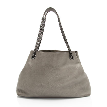 Gucci Metallic Leather Soho Medium Shoulder Bag