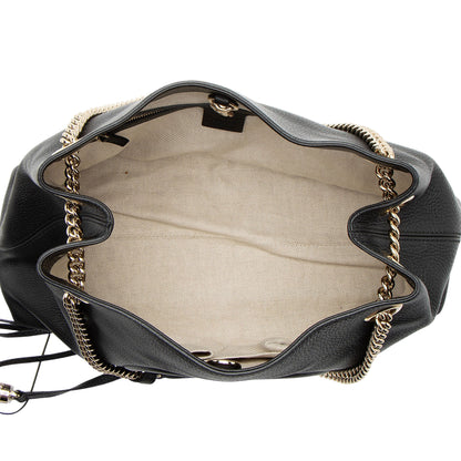 Gucci Leather Soho Medium Shoulder Bag (SHF-u260oT)