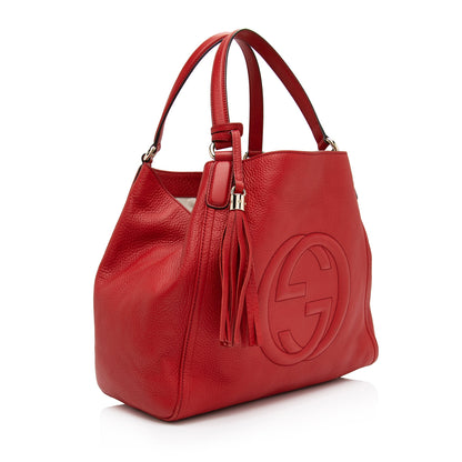 Gucci Leather Soho Medium Tote (SHF-L8cdCw)