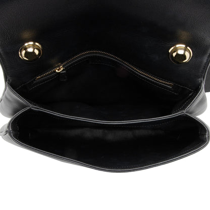 Gucci Leather Studded Blondie Top Handle Medium Shoulder Bag (SHF-R9Ze9C)