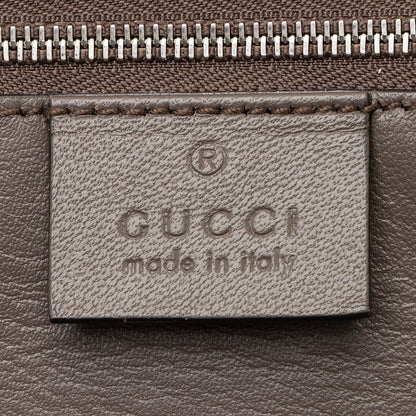 Gucci Leather Studded Broadway Clutch