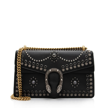 Gucci Leather Studded Dionysus Small Shoulder Bag (SHF-4mjFWd)