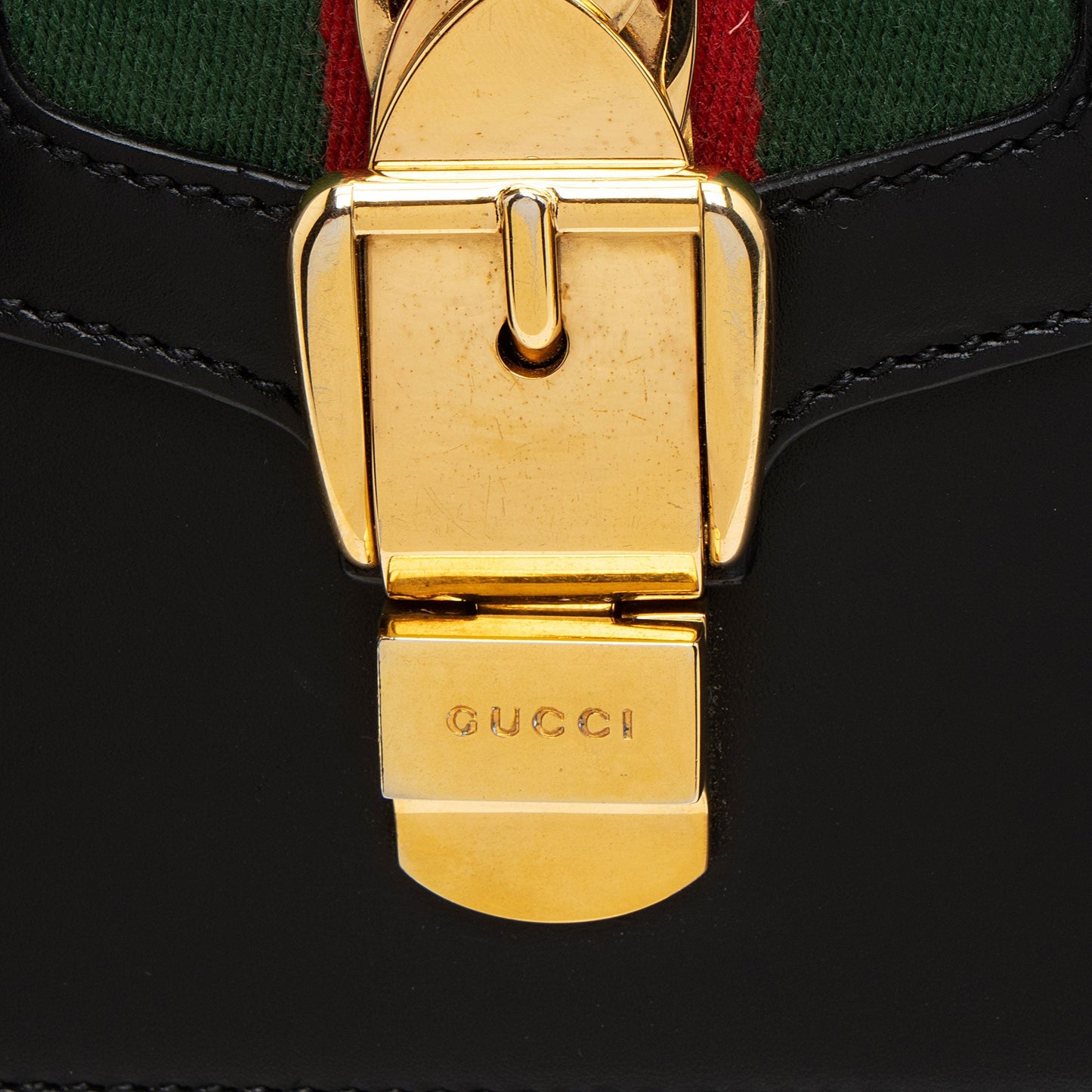 Gucci Leather Sylvie Small Shoulder Bag