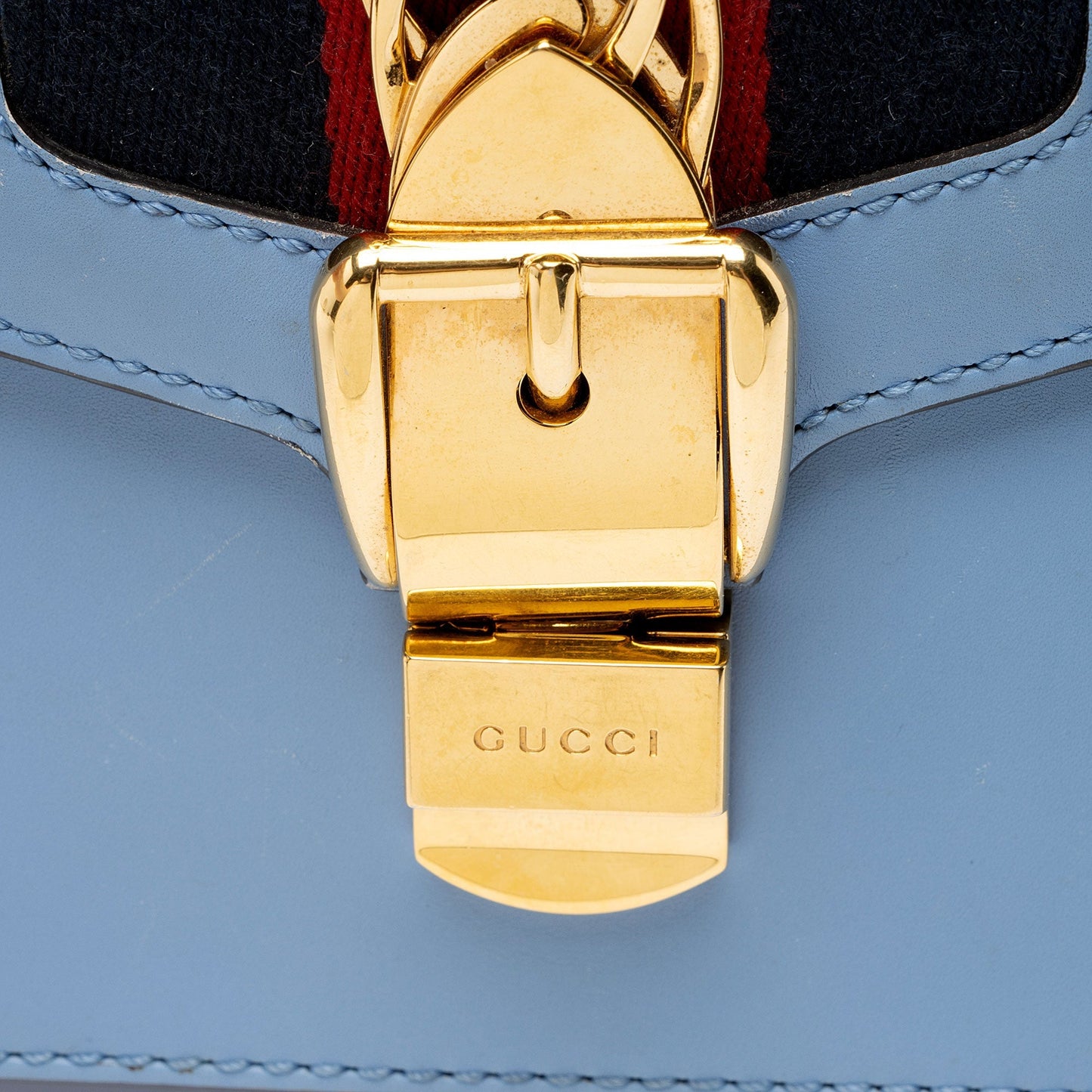 Gucci Leather Sylvie Small Shoulder Bag