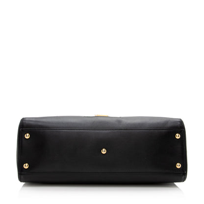 Gucci Leather Sylvie Top Handle Tote - FINAL SALE (SHF-17148)