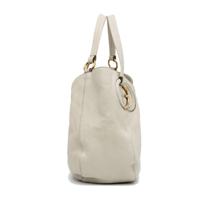 Gucci Leather Twill Tote Bag (SHG-6N7GyM)