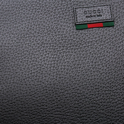 Gucci Leather Web Agora Clutch