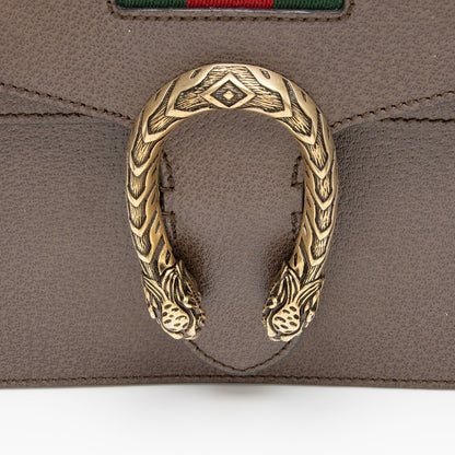 Gucci Leather Web Dionysus Medium Shoulder Bag (SHF-fkJx6y)