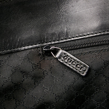 Gucci Leather Web Tote (SHG-35734)