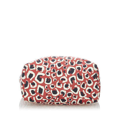 Gucci Leopard Printed Nylon Tote Bag (SHG-31267)