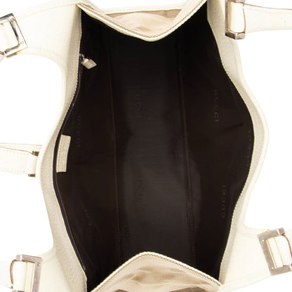 Gucci Linen Bardot Shoulder Bag (SHF-nZNLKy)