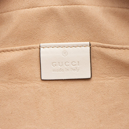 Gucci Matelasse Leather Apple GG Marmont Small Shoulder Bag