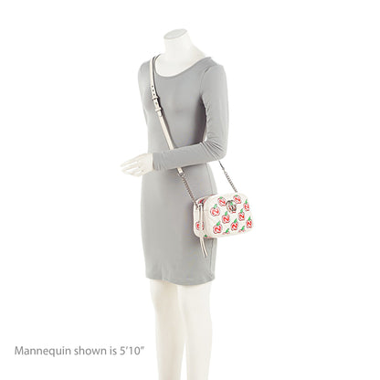 Gucci Matelasse Leather Apple GG Marmont Small Shoulder Bag