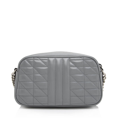 Gucci Matelasse Leather Aria GG Marmont Small Shoulder Bag (SHF-ftU2zH)