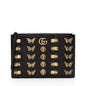Gucci Matelasse Leather GG Marmont Animal Studs Clutch