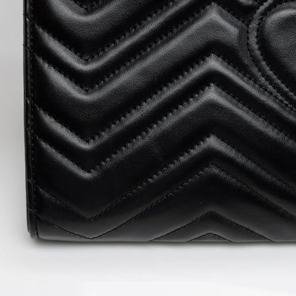 Gucci Matelasse Leather GG Marmont Clutch (SHF-v89K6D)