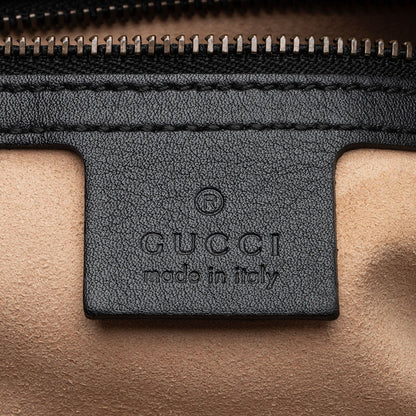 Gucci Matelasse Leather GG Marmont Ghost Medium Shoulder Bag (SHF-PG5oxV)
