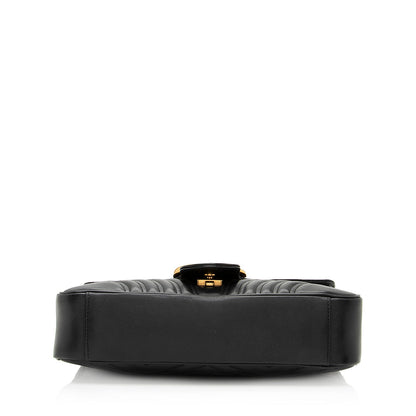 Gucci Matelasse Leather GG Marmont Medium Shoulder Bag (SHF-19739)