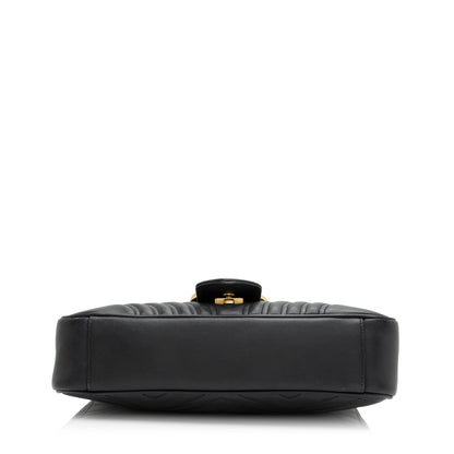 Gucci Matelasse Leather GG Marmont Medium Shoulder Bag (SHF-23834)