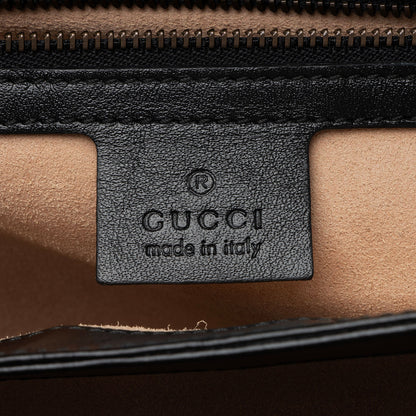 Gucci Matelasse Leather GG Marmont Medium Slim Open Shoulder Bag