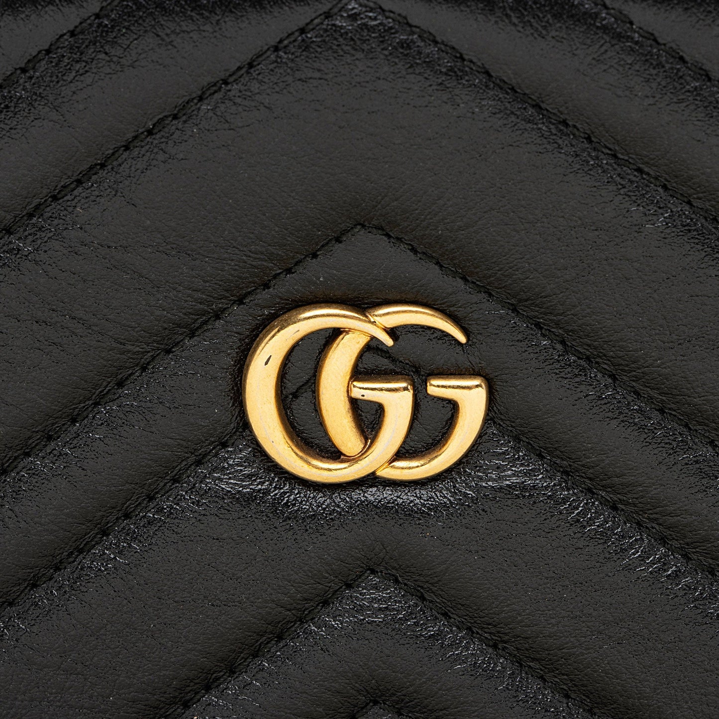 Gucci Matelasse Leather GG Marmont Medium Slim Open Shoulder Bag