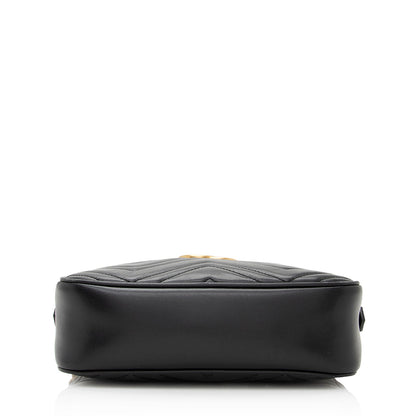 Gucci Matelasse Leather GG Marmont Small Shoulder Bag (SHF-21668)