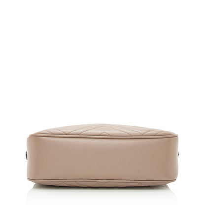 Gucci Matelasse Leather GG Marmont Small Shoulder Bag (SHF-21727)