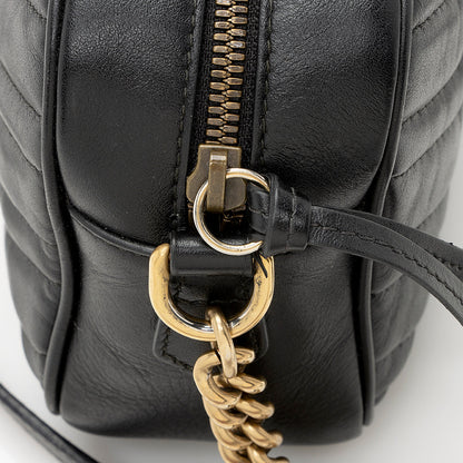 Gucci Matelasse Leather GG Marmont Small Shoulder Bag (SHF-21940)
