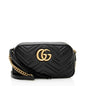 Gucci Matelasse Leather GG Marmont Small Shoulder Bag (SHF-21940)
