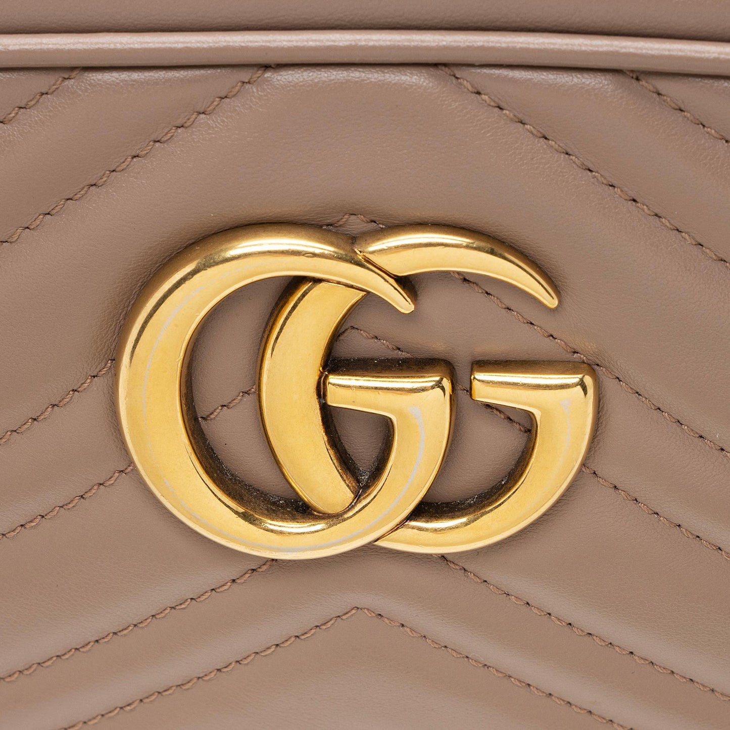 Gucci Matelasse Leather GG Marmont Small Shoulder Bag (SHF-22520)