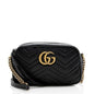 Gucci Matelasse Leather GG Marmont Small Shoulder Bag (SHF-23406)