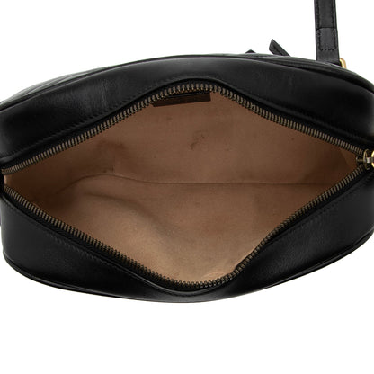 Gucci Matelasse Leather GG Marmont Small Shoulder Bag (SHF-8WEwIl)