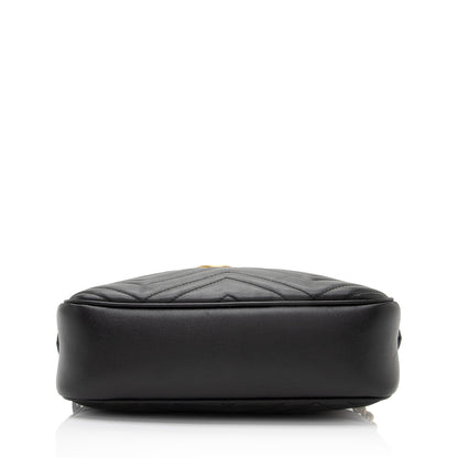 Gucci Matelasse Leather GG Marmont Small Shoulder Bag (SHF-0aSpIT)