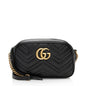 Gucci Matelasse Leather GG Marmont Small Shoulder Bag (SHF-Abtg9L)