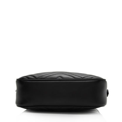 Gucci Matelasse Leather GG Marmont Small Shoulder Bag (SHF-no6urc)