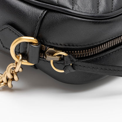 Gucci Matelasse Leather GG Marmont Small Shoulder Bag (SHF-3o6xQ1)