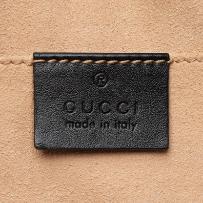 Gucci Matelasse Leather GG Marmont Small Shoulder Bag (SHF-baNUcE)