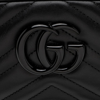 Gucci Matelasse Leather GG Marmont Small Shoulder Bag (SHF-sIFM1C)